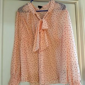Pink with pink polka dots never worn